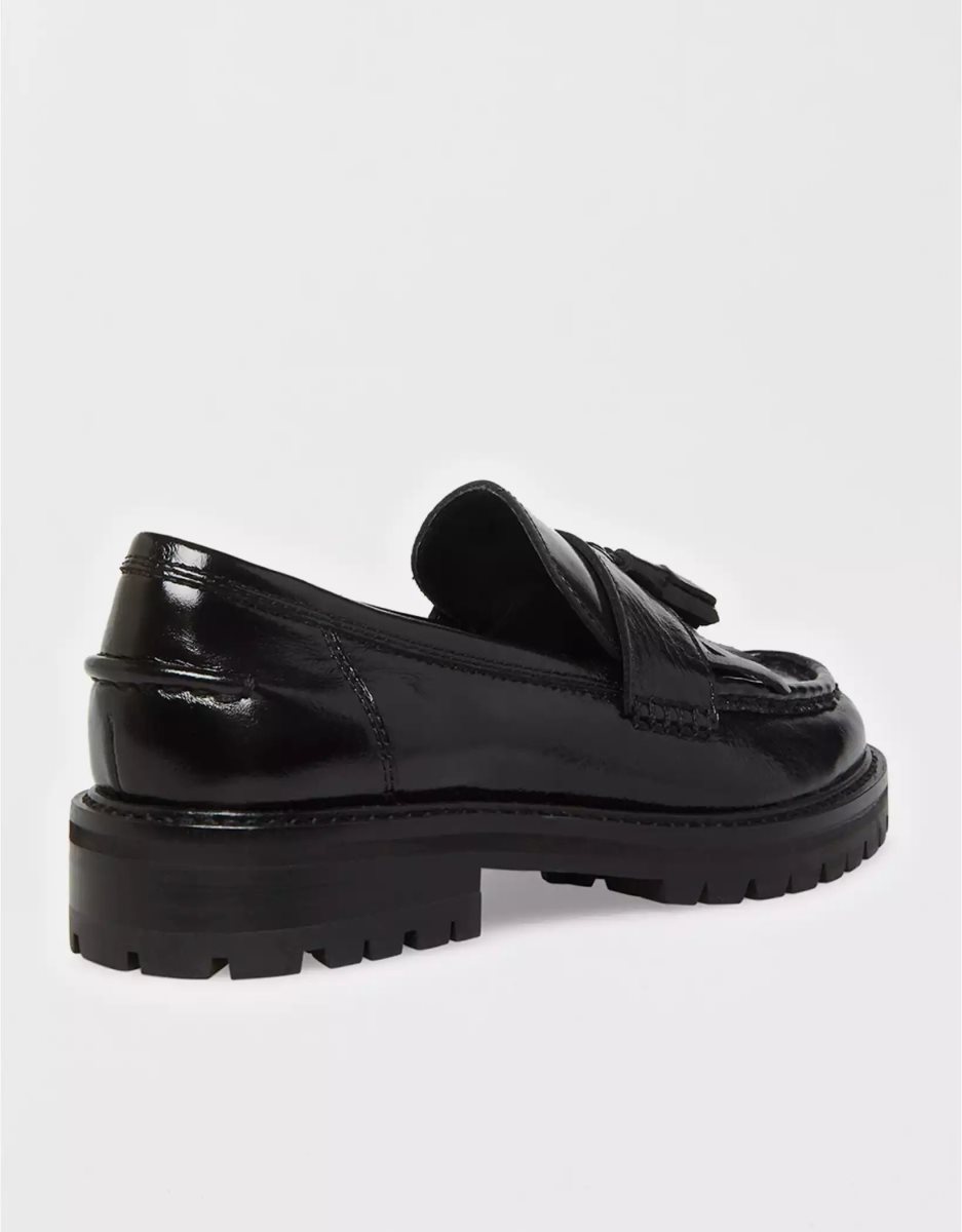 Loafers American Eagle Minka Noir Femme | FLF-44020809